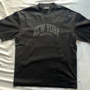 BNWT Balenciaga Men’s T-shirt XXS Oversized Fits Small-medium Black New York